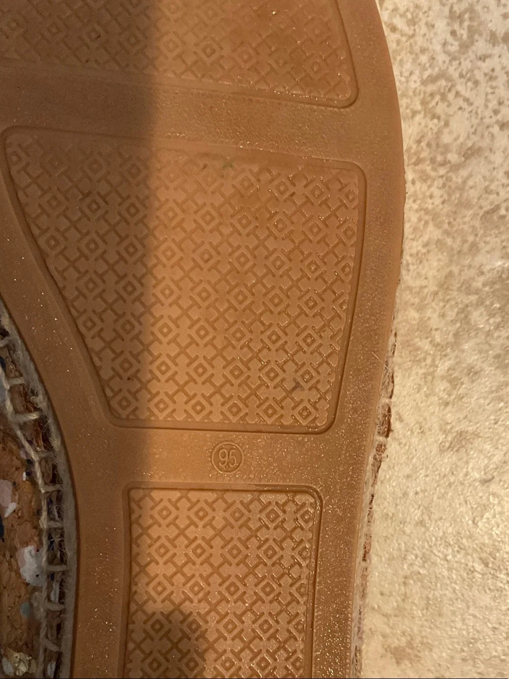Tory Burch Pink Multicolor Cork Espadrille Flats with White Logo